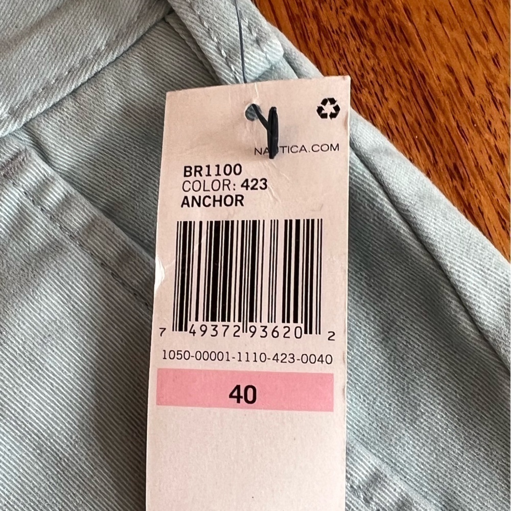 Nautica Light Blue Mens Shorts Size 40W - Picture 7 of 8